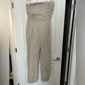 Abercrombie & Fitch Tan Jumpsuit